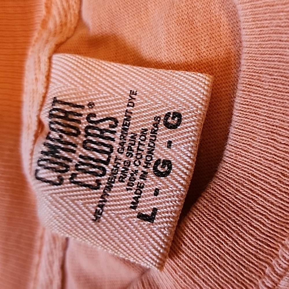 Unisex Comfort Colors Peach Tee - Picture 2 of 7